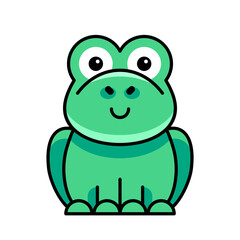 Toad icon. Icon design. Template elements