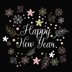 Hand Drawn of Winter beautiful illustration