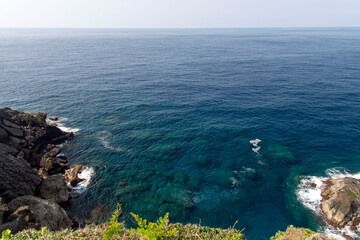 鹿児島県　沖永良部島の田皆岬灯台