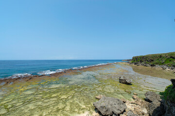 鹿児島県　沖永良部島の沖永良部西海岸　奄美群島国立公園　特別地域
