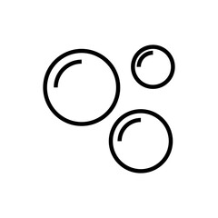 bubble icon vector