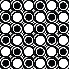 Abstract geometric seamless pattern. Black and white. Modern stylish texture. Vector background.