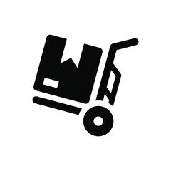 Hand truck icon
