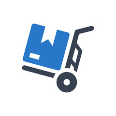 Hand truck icon