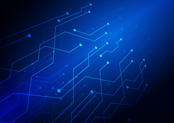 Circuit technology background with hi-tech digital data
