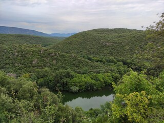 lake in the mountains