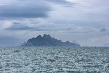 Fototapeta na wymiar Koh Yao Noi, Phuket, Thailand Panoramic View