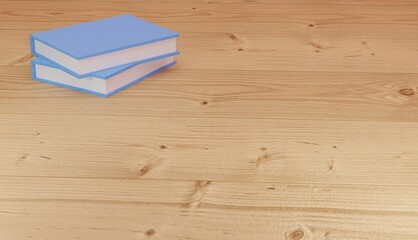 3d background renderings, stacks of books for study and note taking, for web pages, school and library themes, presentations or product images and backgrounds