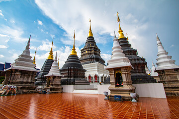 Naklejka premium Wat Ban Den, Chiang Mai Province is beautiful.