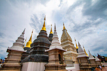 Fototapeta premium Wat Ban Den, Chiang Mai Province is beautiful.