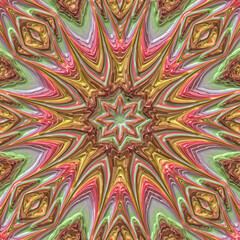 3d effect - abstract octagonal pattern 