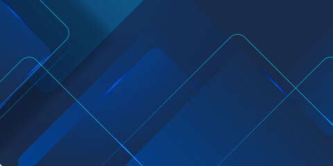Modern dark blue squares design background. Suit for business corporate presentation background and futuristic technology concept
