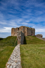 Spectacular ruins of Duffus Castle Gallery 2021 Scotland