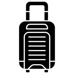 luggage solid icon