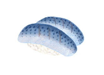 コハダのにぎり寿司　gizzard Shad nigiri