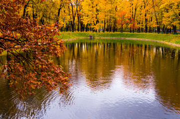 Parks in St. Petersburg, Russia.