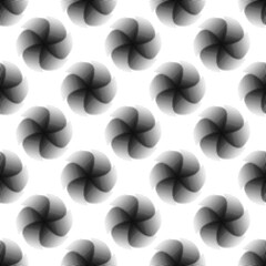 Seamless pattern, lines, wave, sand, leaves, plaster. Geometric halftone pattern.  illustration