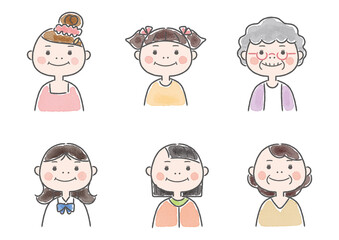 手描き人物アイコン2