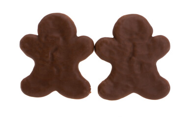 chocolate ginger man isolated