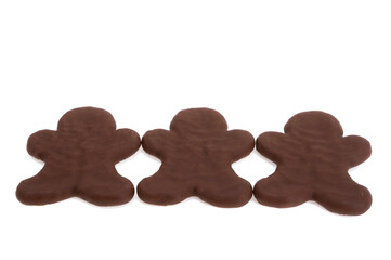chocolate ginger man isolated