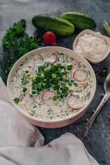 cold soup okroshka