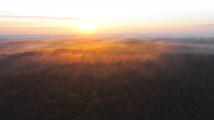 Sonnenaufgang_Drohne_Buchwedel_Landkreis_Harburg © Luis