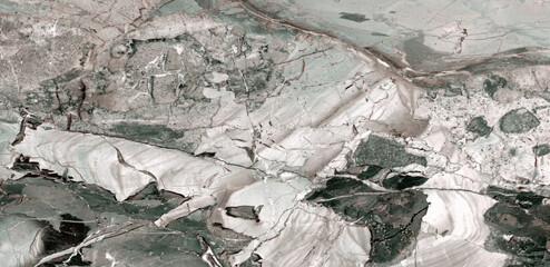 Swirling green marble stone in rich hues of emerald, agate marble stone in rippling waves dark shade, Pastel emerald green marble background for wall décor floor tile and ceramic tile surface.