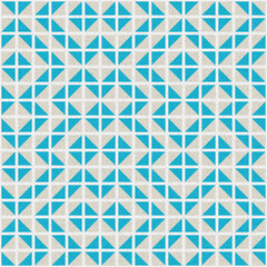 Fototapeta premium Abstract Geometric Pattern generative computational art illustration