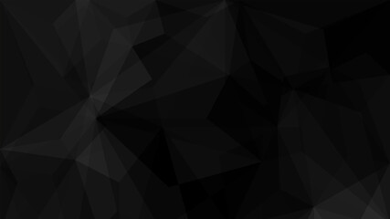 Obraz premium Black polygon background. Template for brochures, flyers, magazine, banners etc.