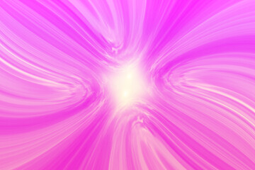 Obraz premium smooth glowing center abstract pink white lines in symmetry