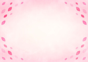 背景　花びら　円　ピンク