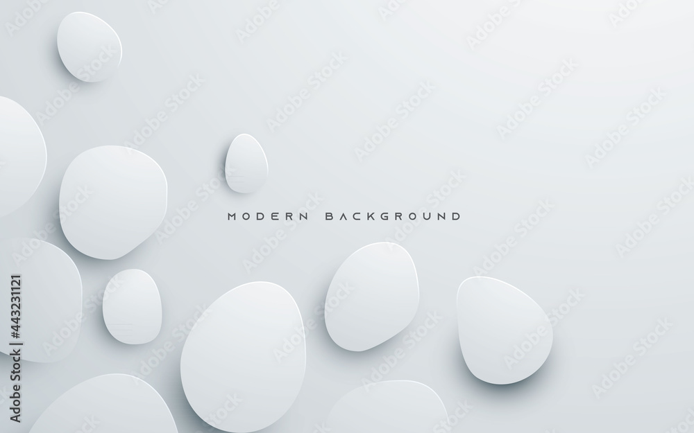 Canvas Prints abstract white background circle dimension shape texture
