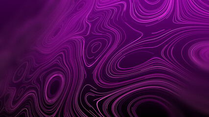 Future technology illustration. Digital dynamic wave. Abstract background with dots moving in space. 3d rendering