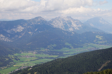 Dachstein mountain massive in Styria, Austria