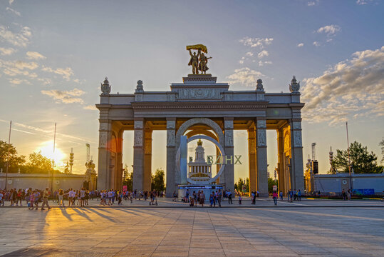Main Entrance VDNKH Moscow