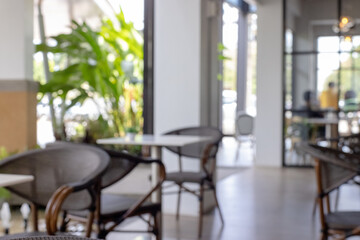 interior of a cafe