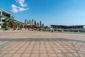 Obraz premium Qingdao city modern architectural landscape