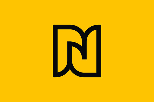 NJ letter logo design on luxury background. JN monogram initials letter logo concept. PJ icon design. JP elegant and Professional letter icon design on black background. JP PJ NJ JN