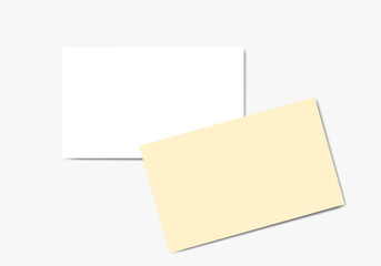 Business cards blank mockup - template.Modern business card mockup template with clipping path. Mock-up design for presentation branding, corporate identity, advertising, personal, stationery.