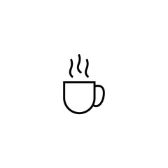 Mug And Glass Icon Vector Illustration.Coffee and Tea cup icon