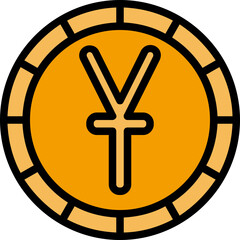 yuan Color line icon