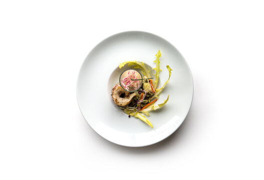 Assiette de plat de restaurant