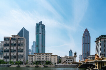 China's Tianjin City Architecture Landscape