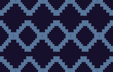 Geometric oriental tribal ethnic pattern traditional background Design for carpet,wallpaper,clothing,wrapping,batik,fabric,Vector illustration embroidery style.