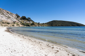 white sand beach