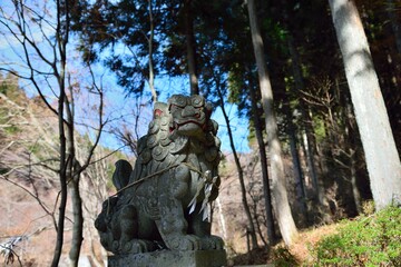 石割山神社の狛犬