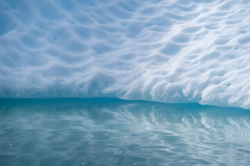Ice bergs in Le Conte Bay, South East Alaska