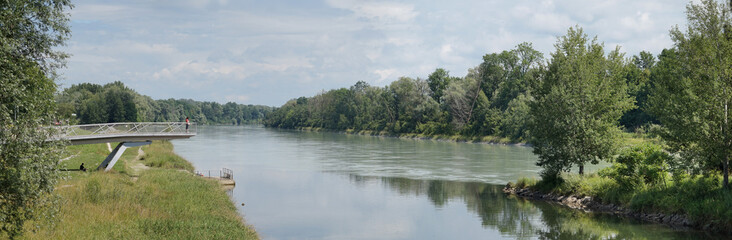 Am Innradweg bei Rosenheim