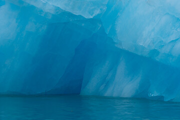 Ice berg detail in South East Alaska