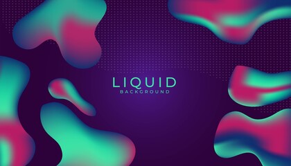 Abstract Colorful Fluid Shapes Wallpaper Background can be use for any purpose